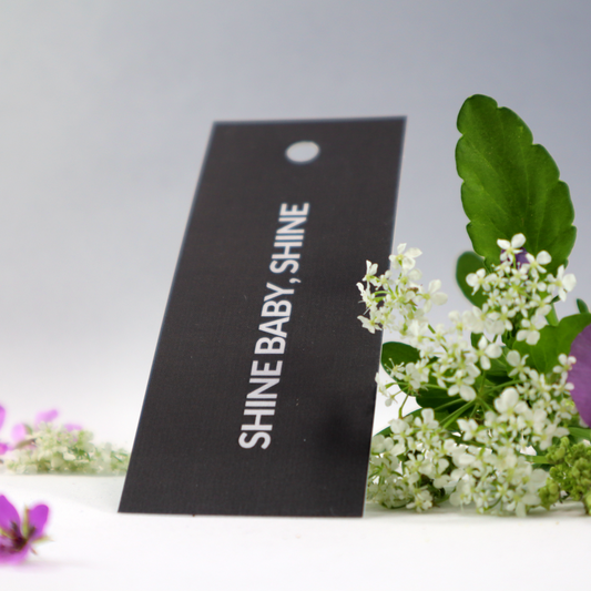 Hang tag Shine baby shine