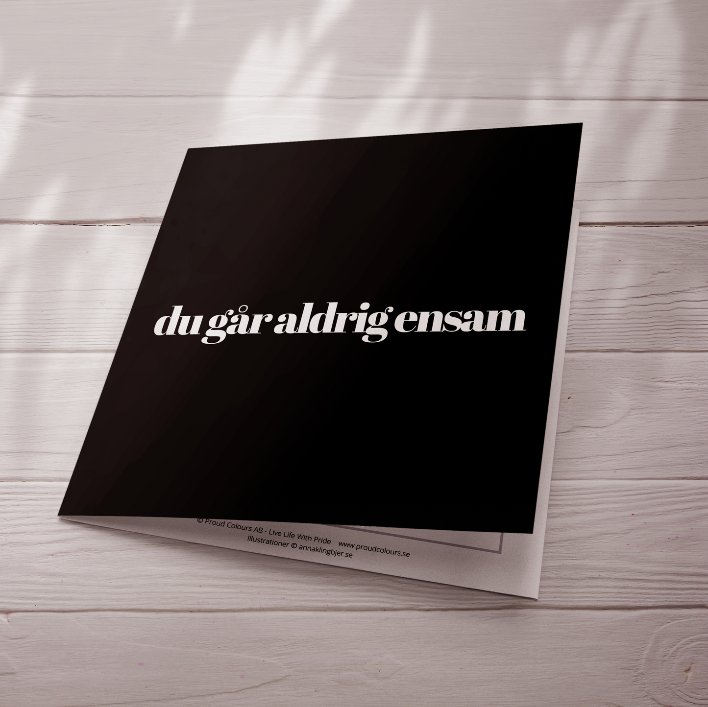 Du går aldrig ensam