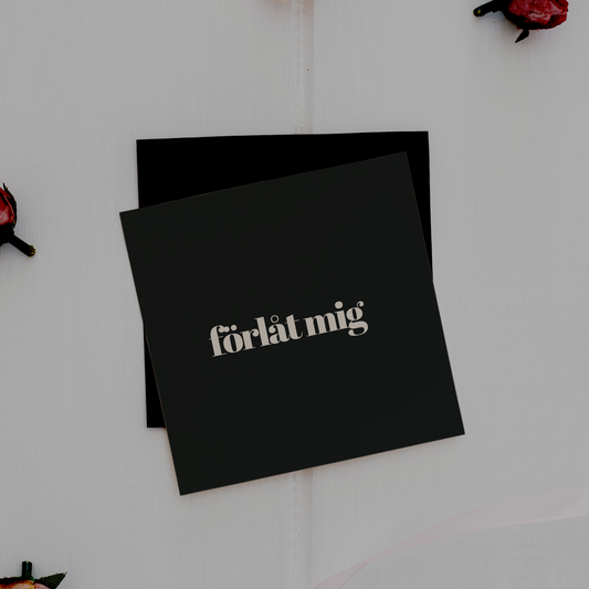 Förlåt mig [kort 14x14]