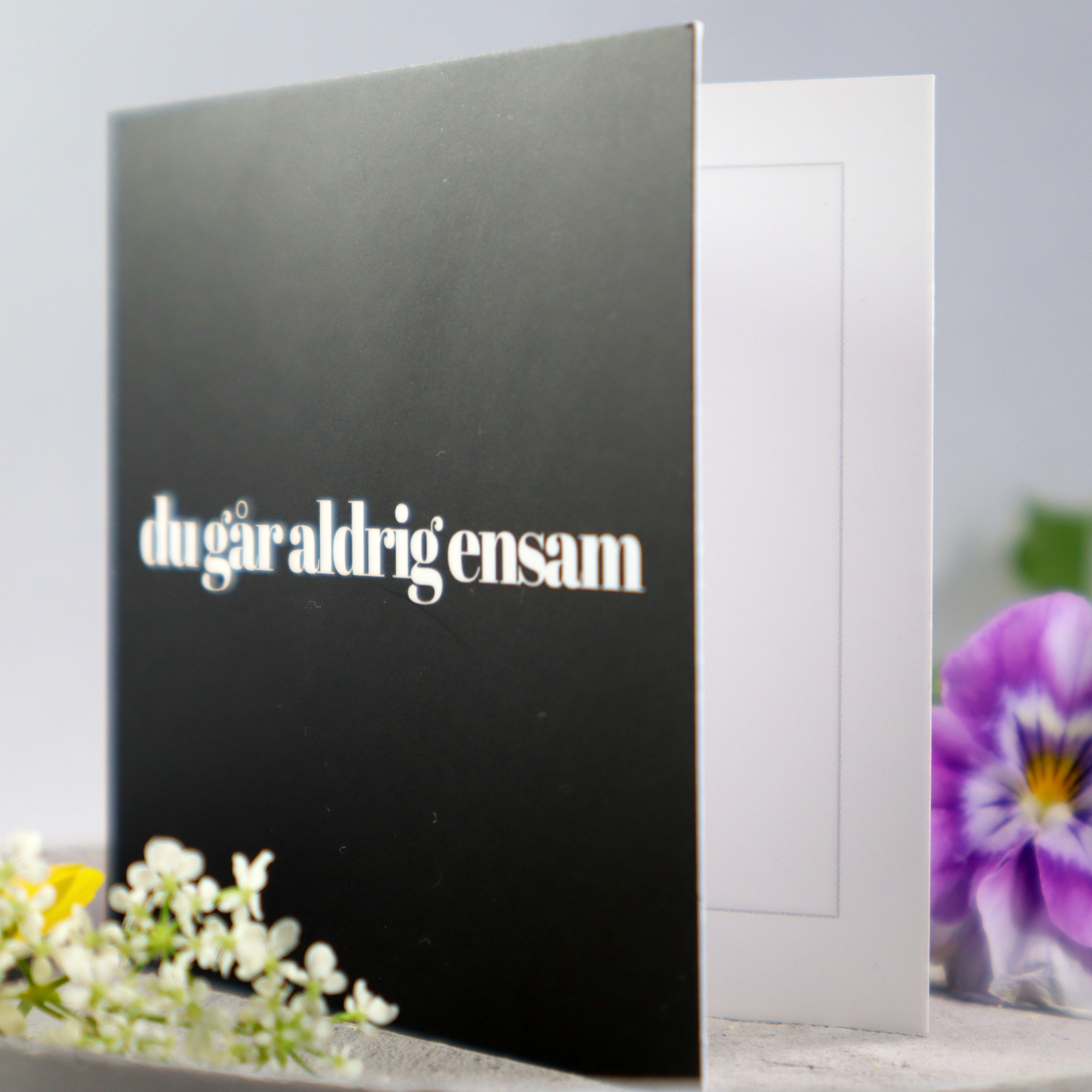 Du går aldrig ensam