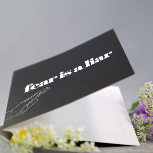 Fear is a liar [kort 7x7]