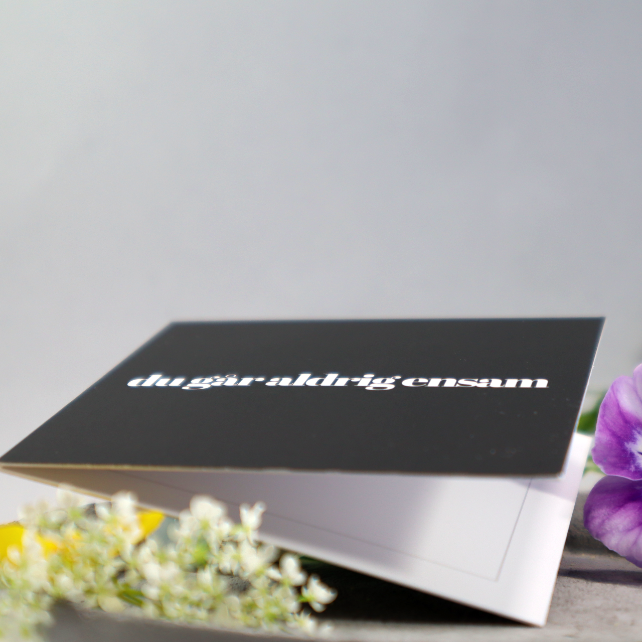 Du går aldrig ensam